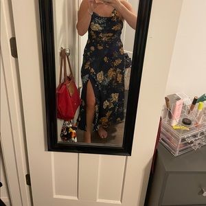 Hello Molly Atlas Maxi Dress in Navy